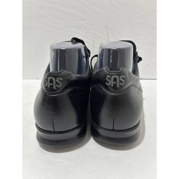 SAS Free Time Leather Diabetic Walking Shoes Tripad Comfort Black Womens Size 11 - Picture 3 of 9